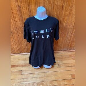 Death Grips Band Tee Bella Canvas Black Tee with Graphic Text